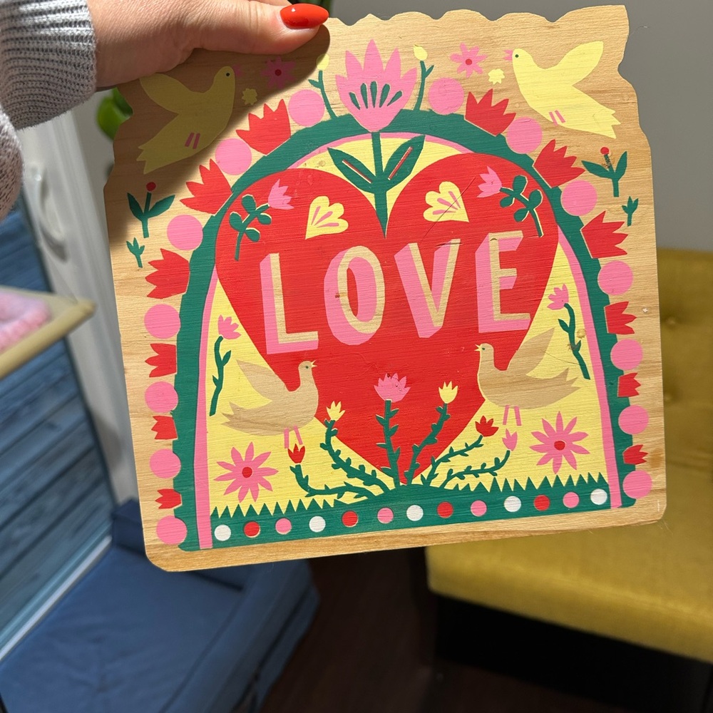 Colorful Love Wall Art Decor